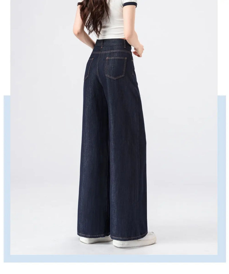 Lightweight Wide-Leg Jeans | MzStar Fashion | view 7