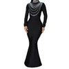 Sequin Mermaid High-Slit Gown | MzStar Fashion | view 8