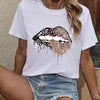 Leopard Lip Print Tee | MzStar Fashion | view 7