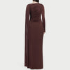 Ruched Asymmetric Maxi Dress | MzStar Fashion | view 3