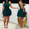 Sculpted Knit Mini Party Dress | MzStar Fashion | view 4