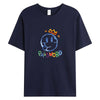Cartoon Print Oversized Tee | MzStar Fashion | view 8