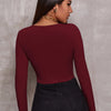 Double-Zip Ribbed Crop Top | MzStar Fashion | view 2