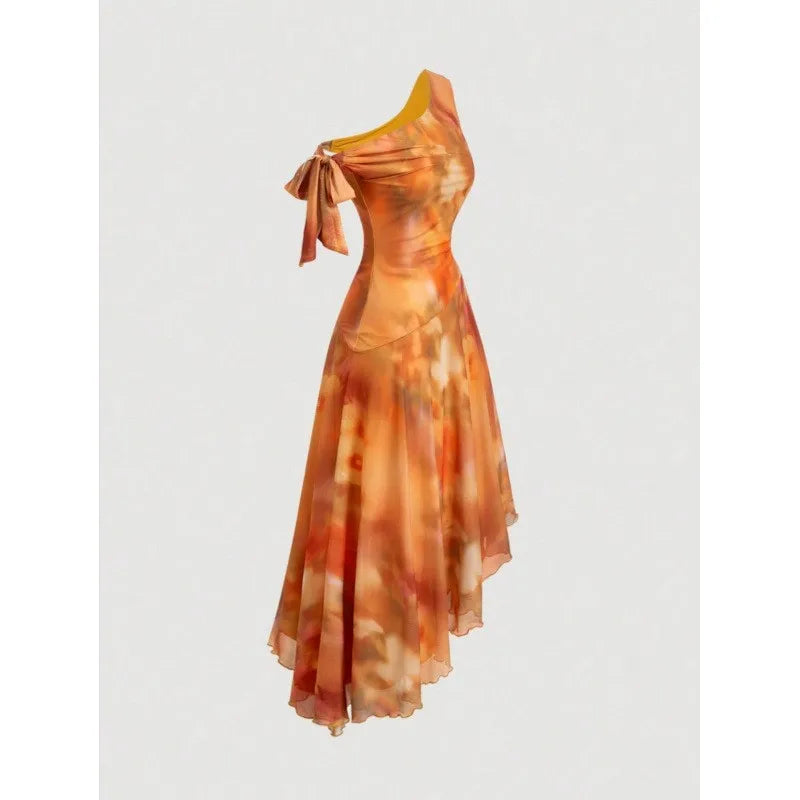 Lace-Up Mesh Beach Midi Dress | MzStar Fashion | view 2
