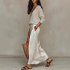 Sweater & Satin Dress Set | MzStar Fashion | view 4