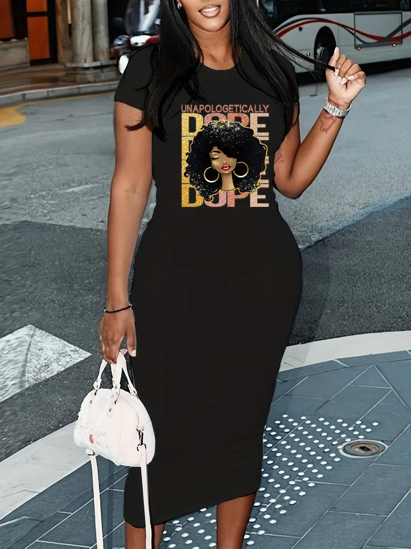 Summer Short-Sleeve Dress | MzStar Fashion | view 4