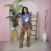 Distressed Ankle Cargo Jeans | MzStar Fashion | view 3
