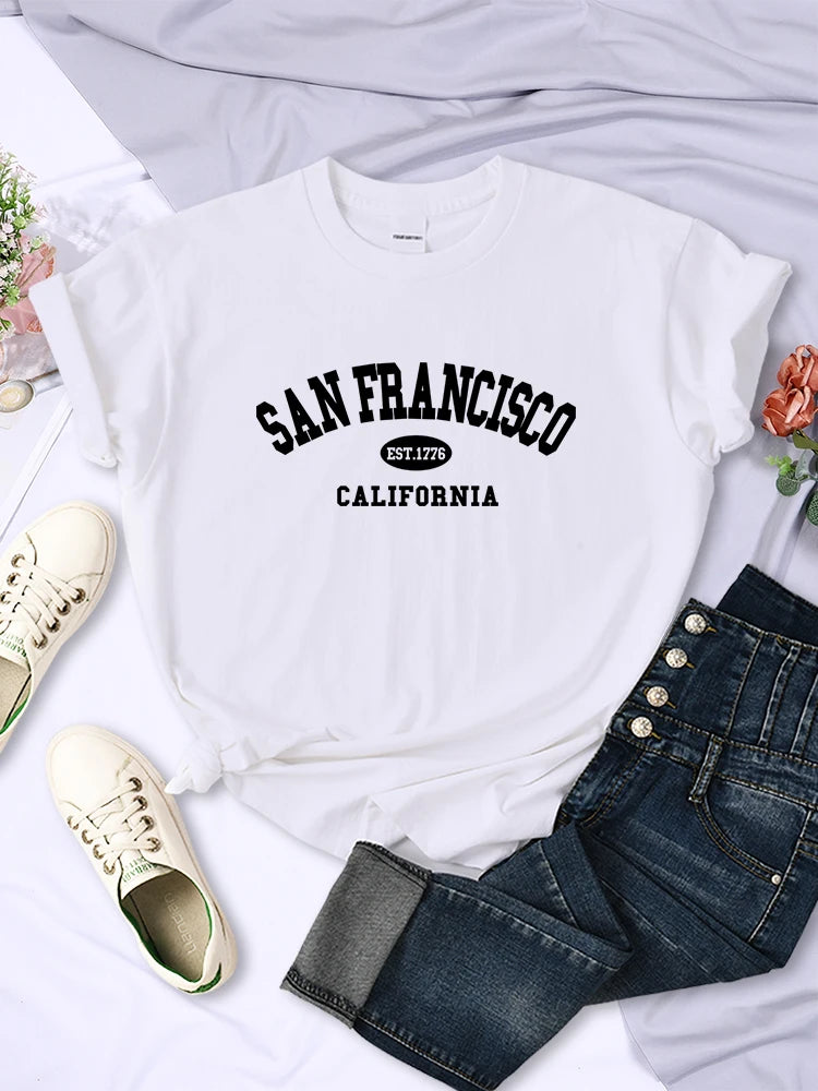 San Francisco Letter Tee | MzStar Fashion | view 3