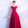 One-Shoulder Cotton Evening Gown | MzStar Fashion | view 5