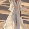 Breezy V-Neck Beach Dress | MzStar Fashion | view 8