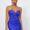Off-Shoulder Sequin Mini Dress | MzStar Fashion | view 5