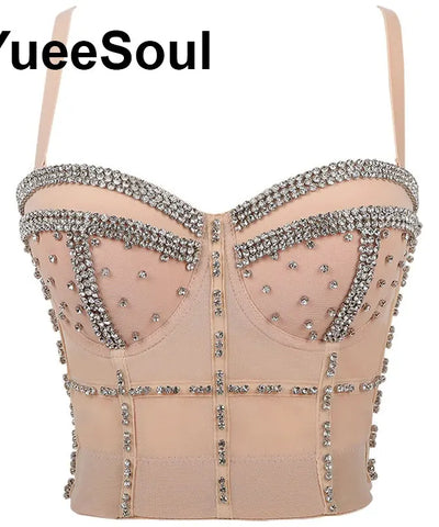 Brown Y2K Corset Top