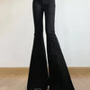 Black Y2K Flare Jeans | MzStar Fashion | view 4
