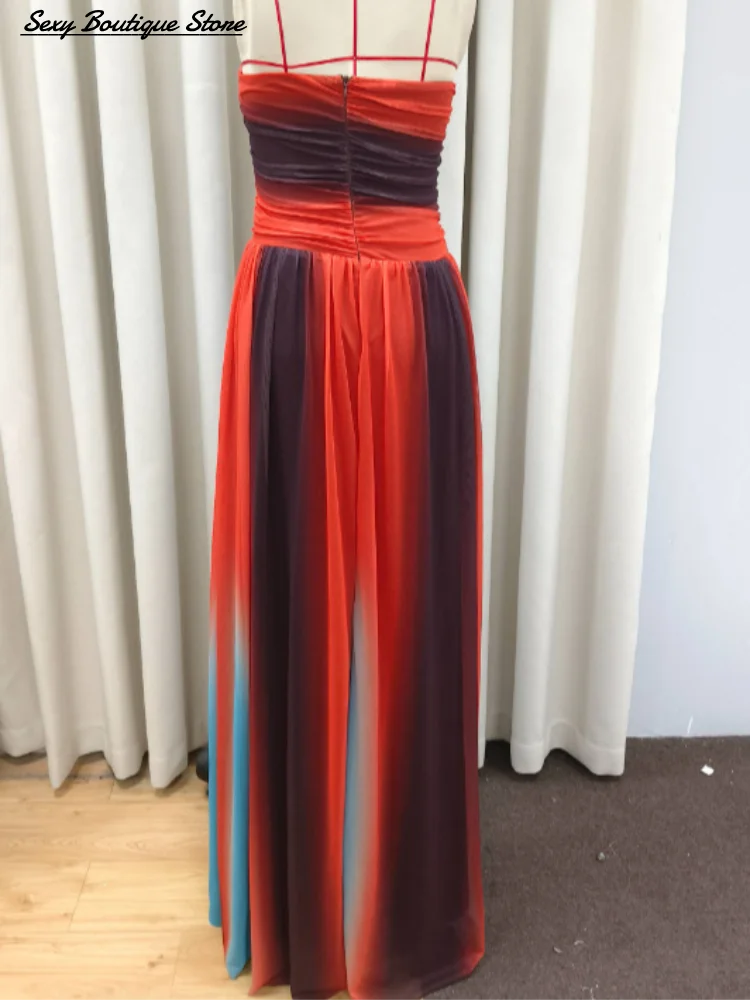 Tie-Dye Cut-Out Maxi Dress | MzStar Fashion | view 6
