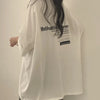 Oversized Half-Sleeve Tee | MzStar Fashion