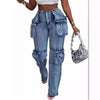 Distressed Ankle Cargo Jeans | MzStar Fashion | view 5