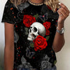 Skull Rose Gothic Tee | MzStar Fashion | view 8