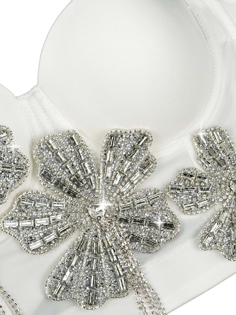 Diamond Tassel Corset Top | MzStar Fashion | view 5