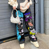 Graphic Print Ripped Jeans | MzStar Fashion | view 2