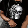 Skull Rose Gothic Tee | MzStar Fashion | view 3
