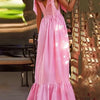 Bowknot Backless Maxi Dress | MzStar Fashion | view 4