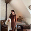 Minimalist Knit Mini Dress | MzStar Fashion | view 8
