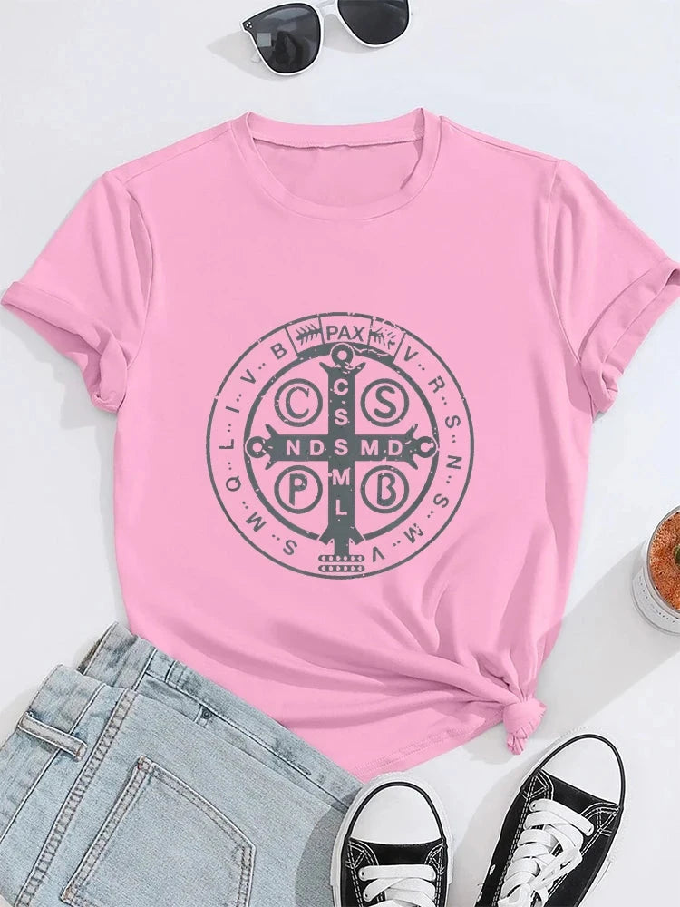 Saint Benedict Medal Tee | MzStar Fashion | view 7
