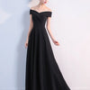 One-Shoulder Cotton Evening Gown | MzStar Fashion | view 4