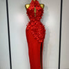 Split Chested Flower Dress