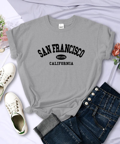 San Francisco Letter Tee | MzStar Fashion