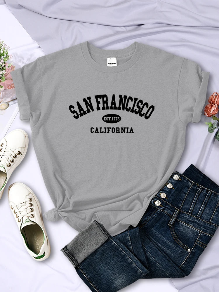 San Francisco Letter Tee | MzStar Fashion