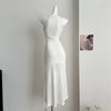 Crochet Cut-Out Midi Dress | MzStar Fashion | view 3