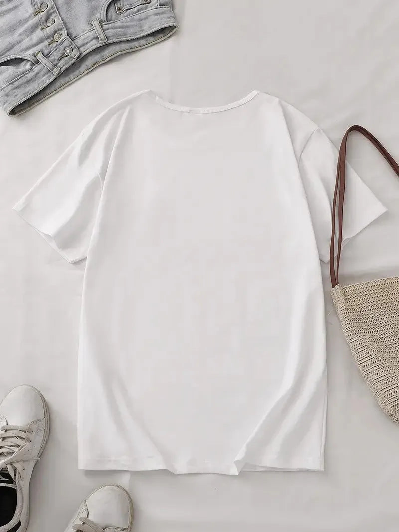 Folk Floral Graphic Tee | MzStar Fashion | view 4