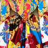 Vintage Print Lace-Up Maxi Dress | MzStar Fashion | view 4