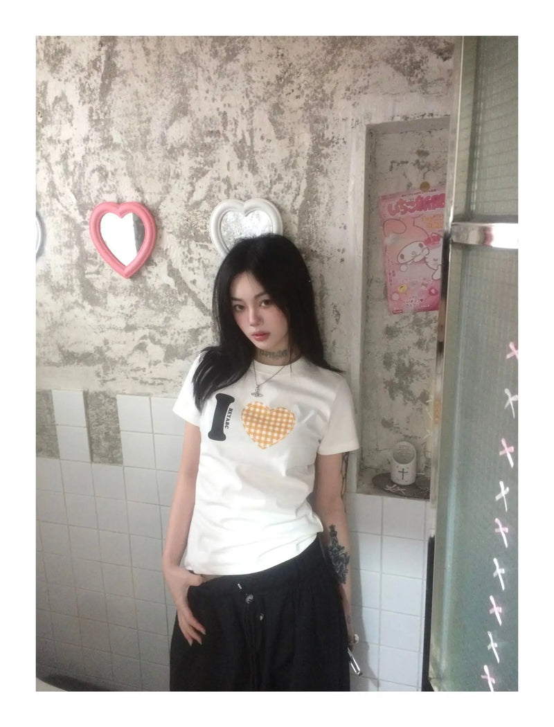 Retro Y2K Print Tee | MzStar Fashion | view 8