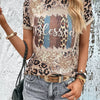 Leopard Lip Print Tee | MzStar Fashion | view 5