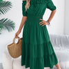 Ruffle Off-Shoulder Midi Dress | MzStar Fashion | view 3