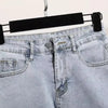 Sequin Splice Denim Shorts | MzStar Fashion | view 5