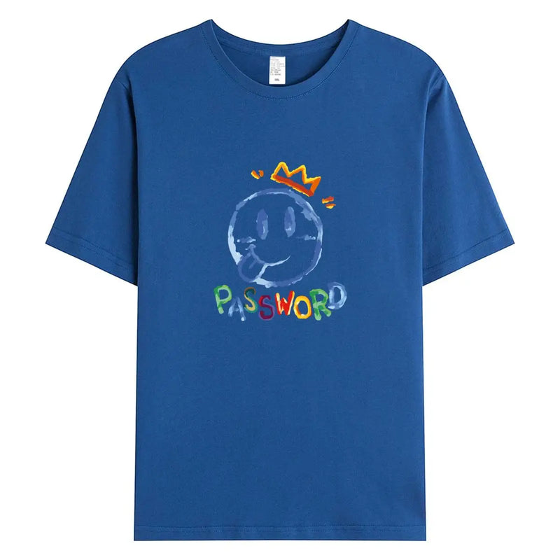 Cartoon Print Oversized Tee | MzStar Fashion | view 7