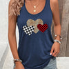 Leopard Heart Racerback Tank | MzStar Fashion | view 3