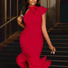 Plus-Size Lace One-Shoulder Dress | MzStar Fashion | view 5