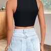 Keyhole Rib-Knit Tank | MzStar Fashion | view 8