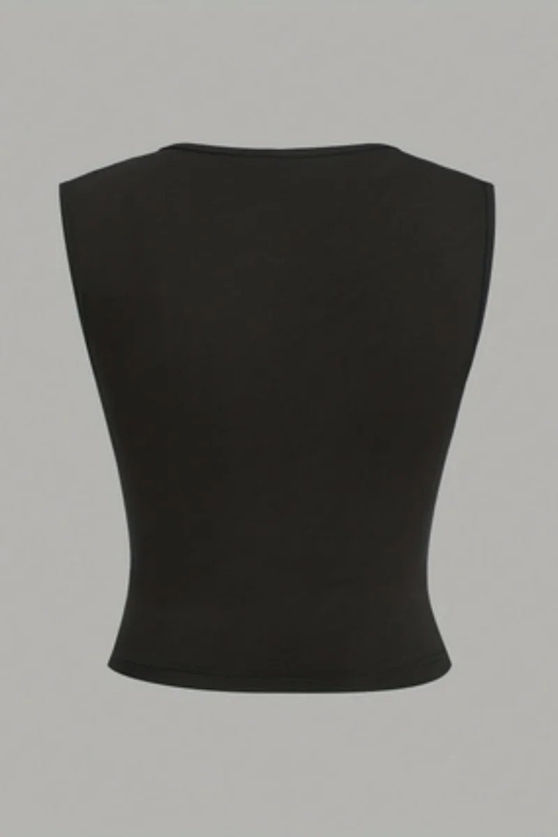 Solid Vest Two-Piece Set | MzStar Fashion | view 3