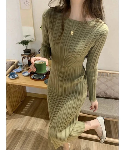 Minimalist Knit Mini Dress | MzStar Fashion