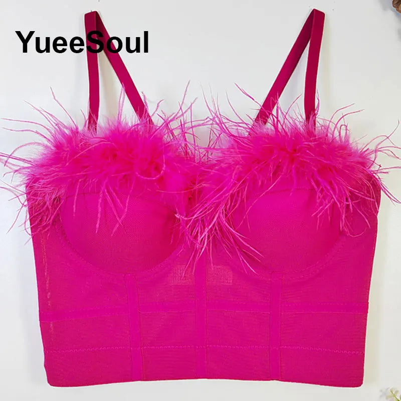 Rose Diamond Corset Cami | MzStar Fashion | view 4