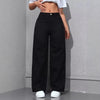 Big-Pocket Straight Jeans | MzStar Fashion | view 6