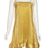 Silky Ruffle Strap Mini Dress | MzStar Fashion | view 7
