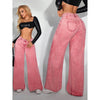 Vintage Washed Straight Jeans | MzStar Fashion