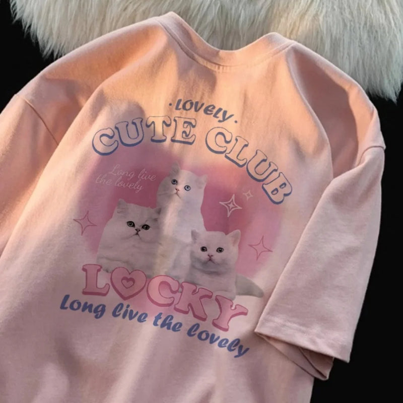 Cute Graphic Crew Tee | MzStar Fashion | view 8