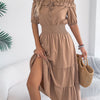 Ruffle Off-Shoulder Midi Dress | MzStar Fashion | view 7